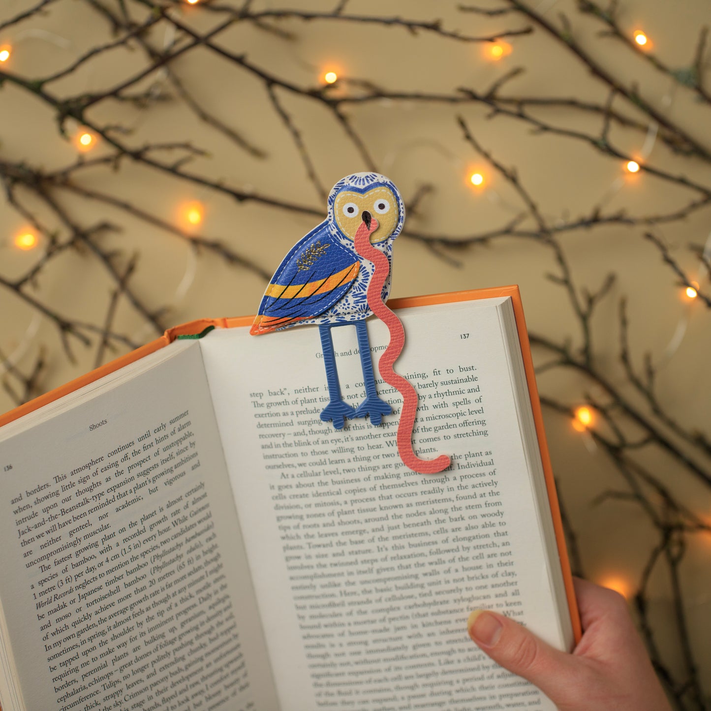 The Early Bird Bookmarks Owl