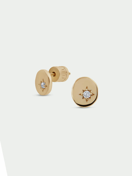 Tutti Luna Earrings Gold