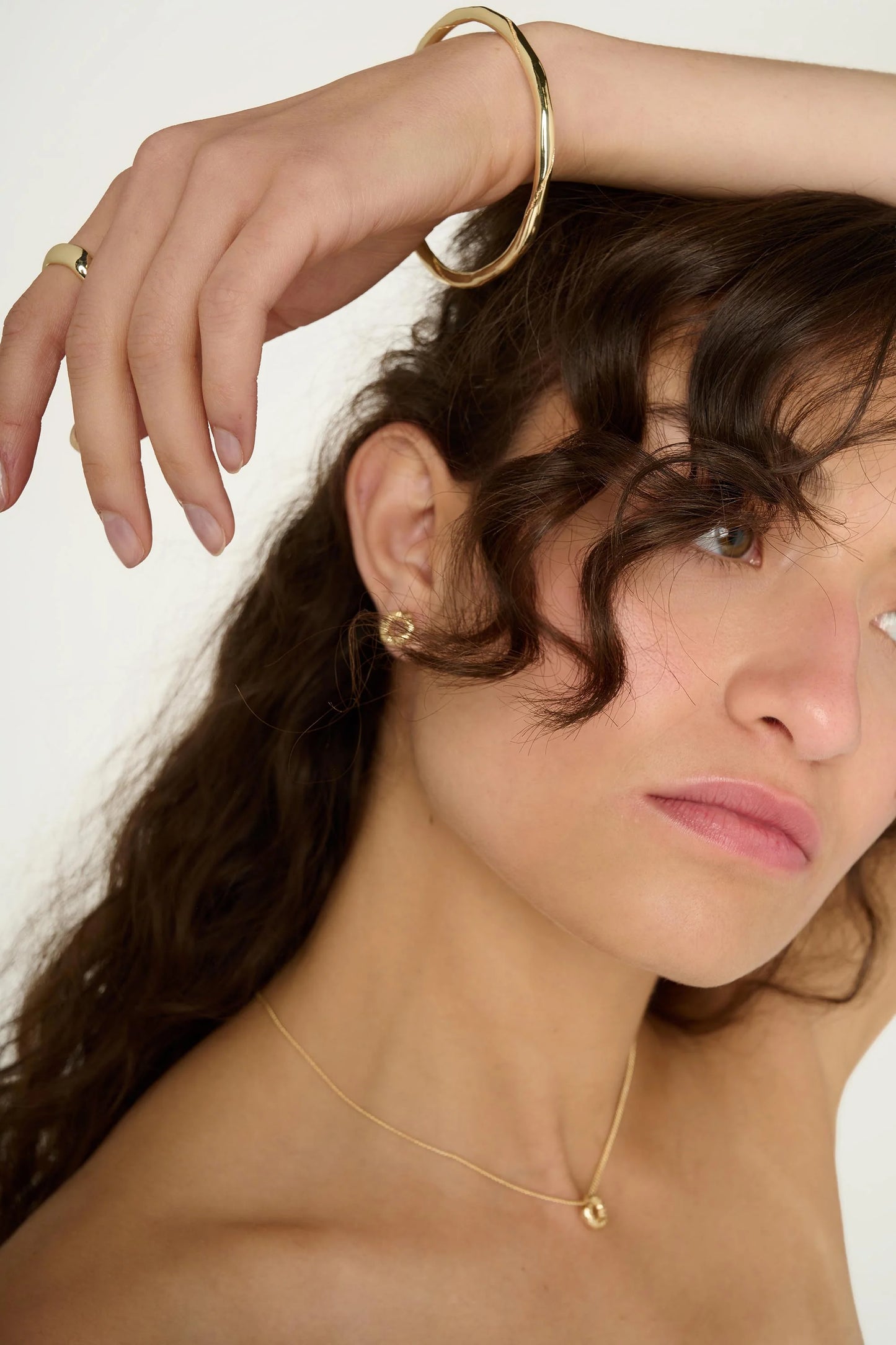 Silence Earrings Gold