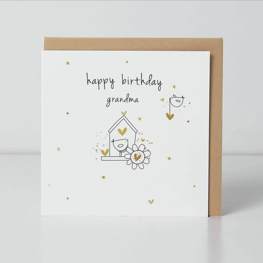 Happy Birthday Grandma Greetings Card