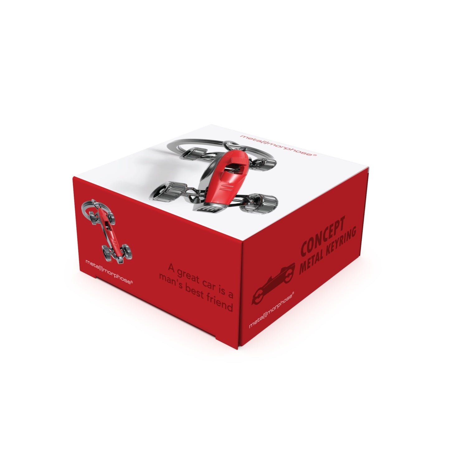 Metalmorphose Keyring Red Racing Car