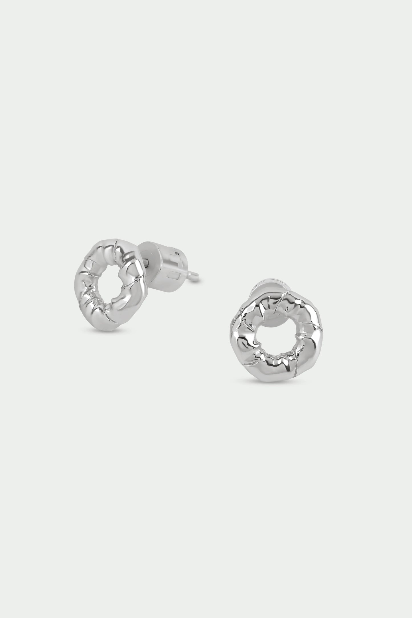 Silence Earrings Silver