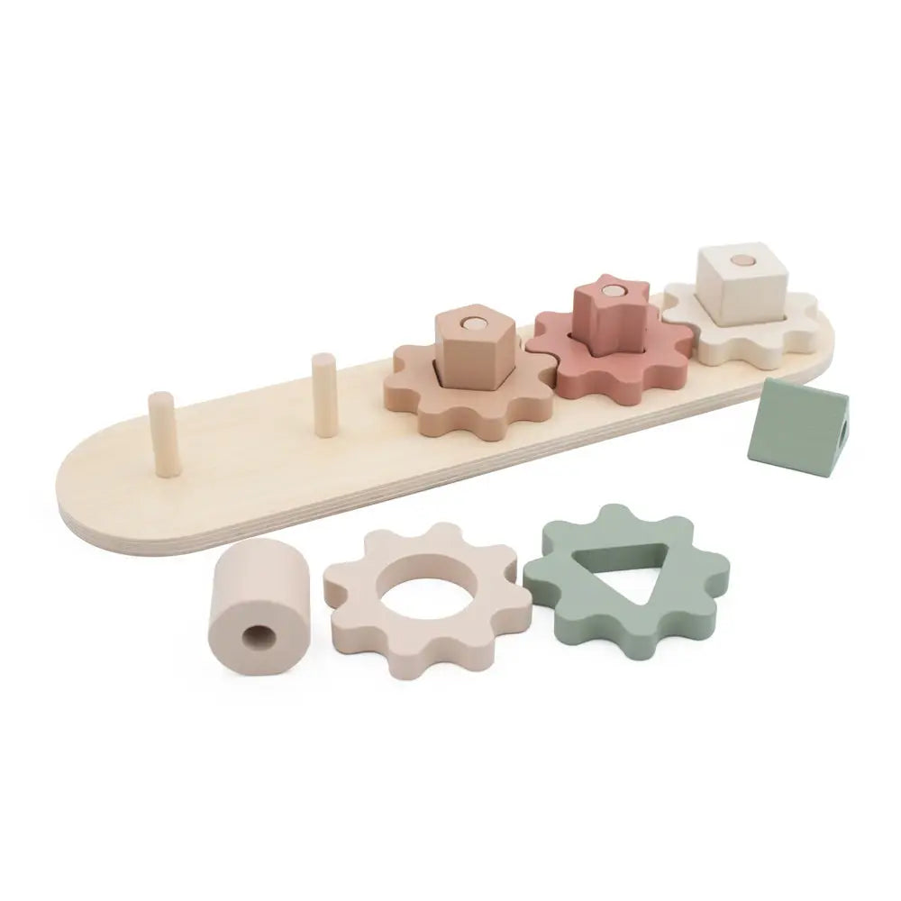 Wooden Gear Puzzle