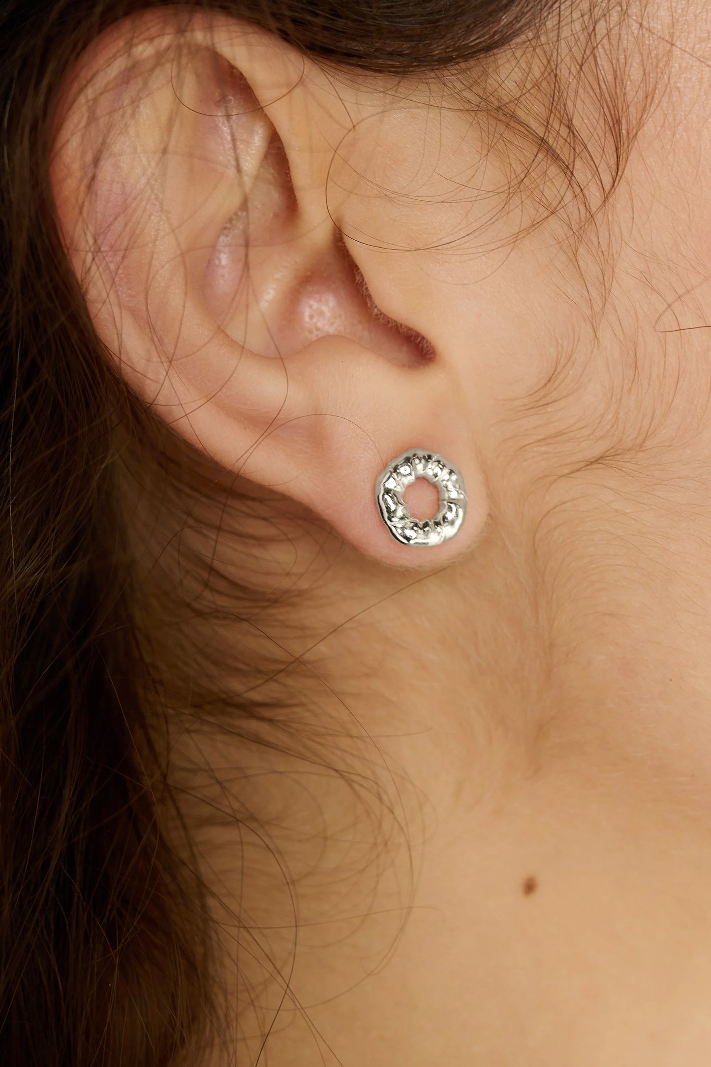 Silence Earrings Silver