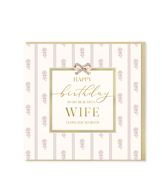 Wife Birthday Greetings Card