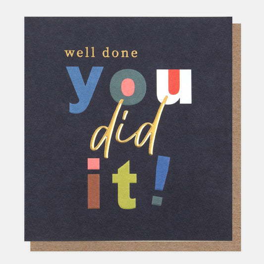 You Did It! Card