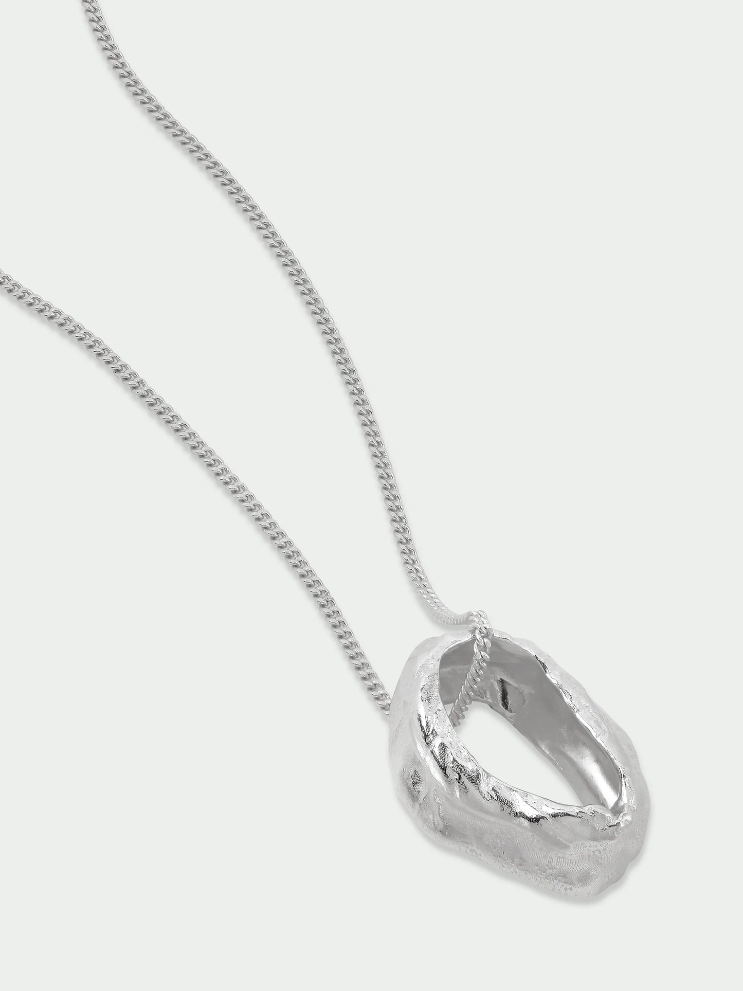Tutti Wax Necklace Silver