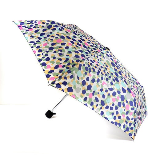 Camo Spot Print Multi Coloured Umbrella