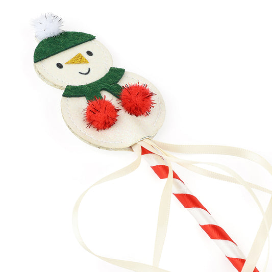 Merry & Bright Frosty Snowman Wand