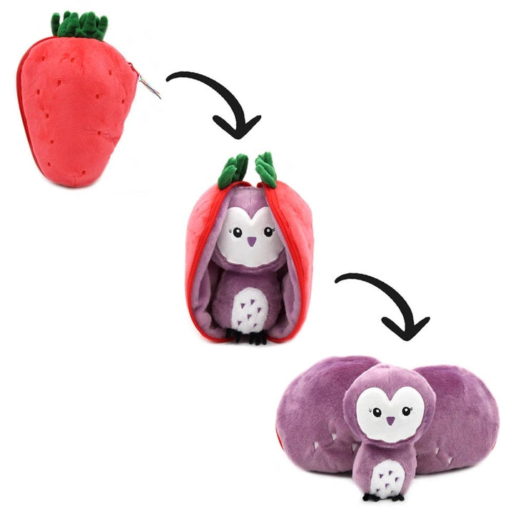 Flipetz Sorbet the Owl/Strawberry 2-in-1