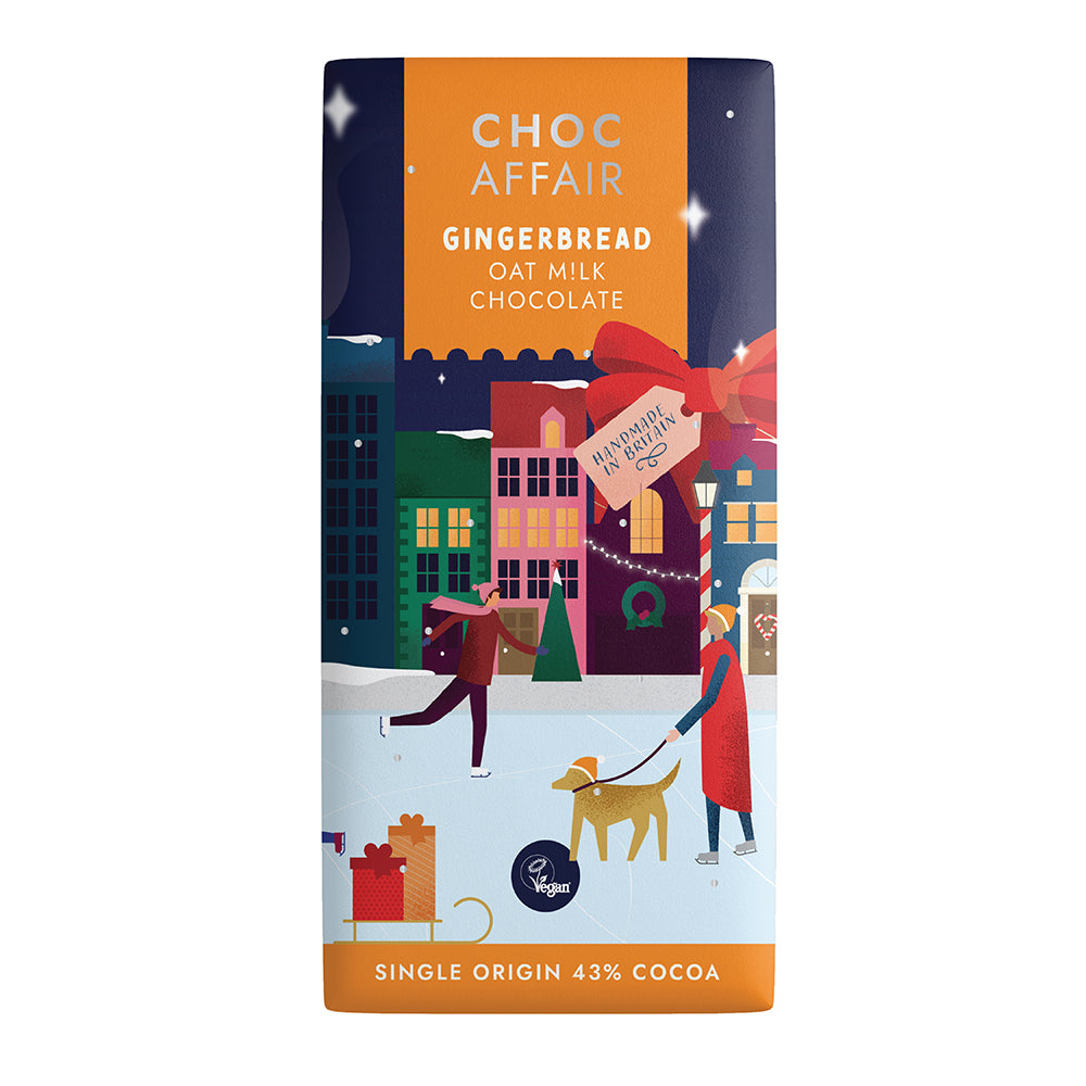 Gingerbread Oat Milk Chocolate Bar