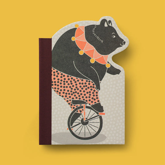 Eclectionary Note Book Bike Bear