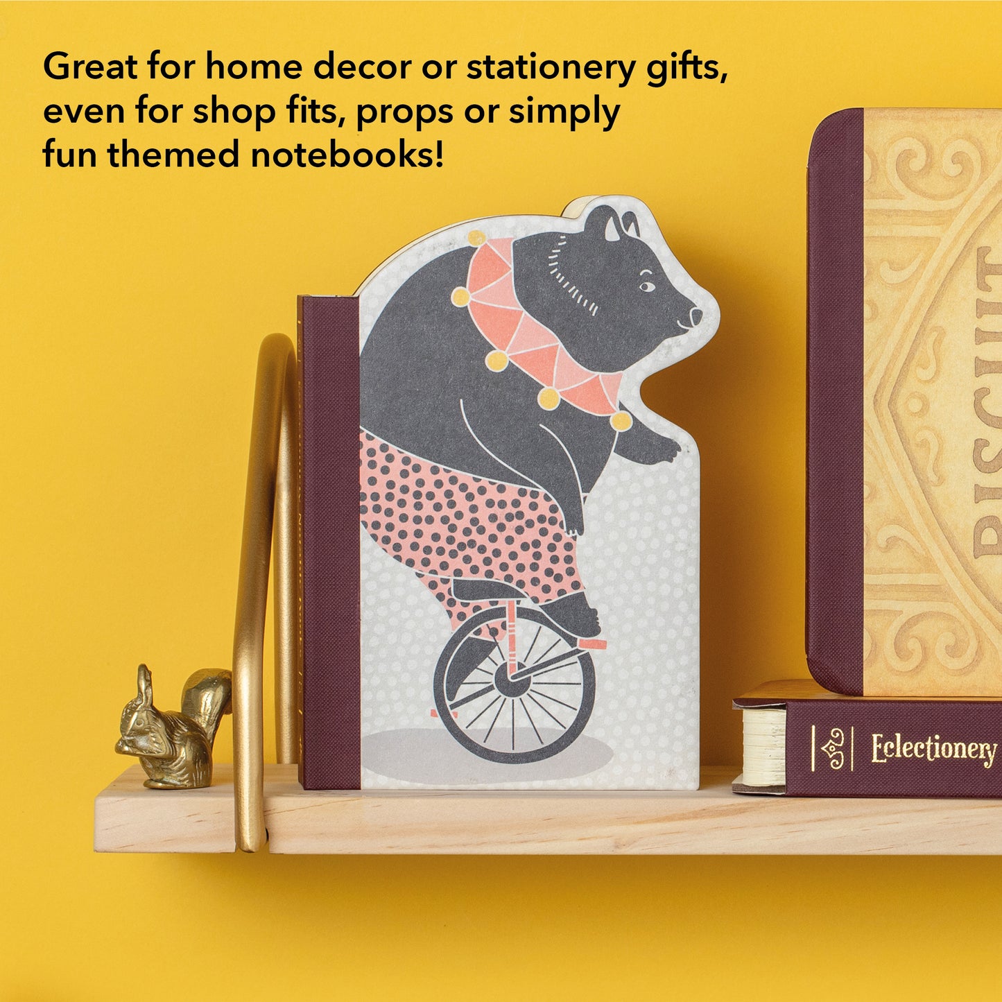 Eclectionary Note Book Bike Bear