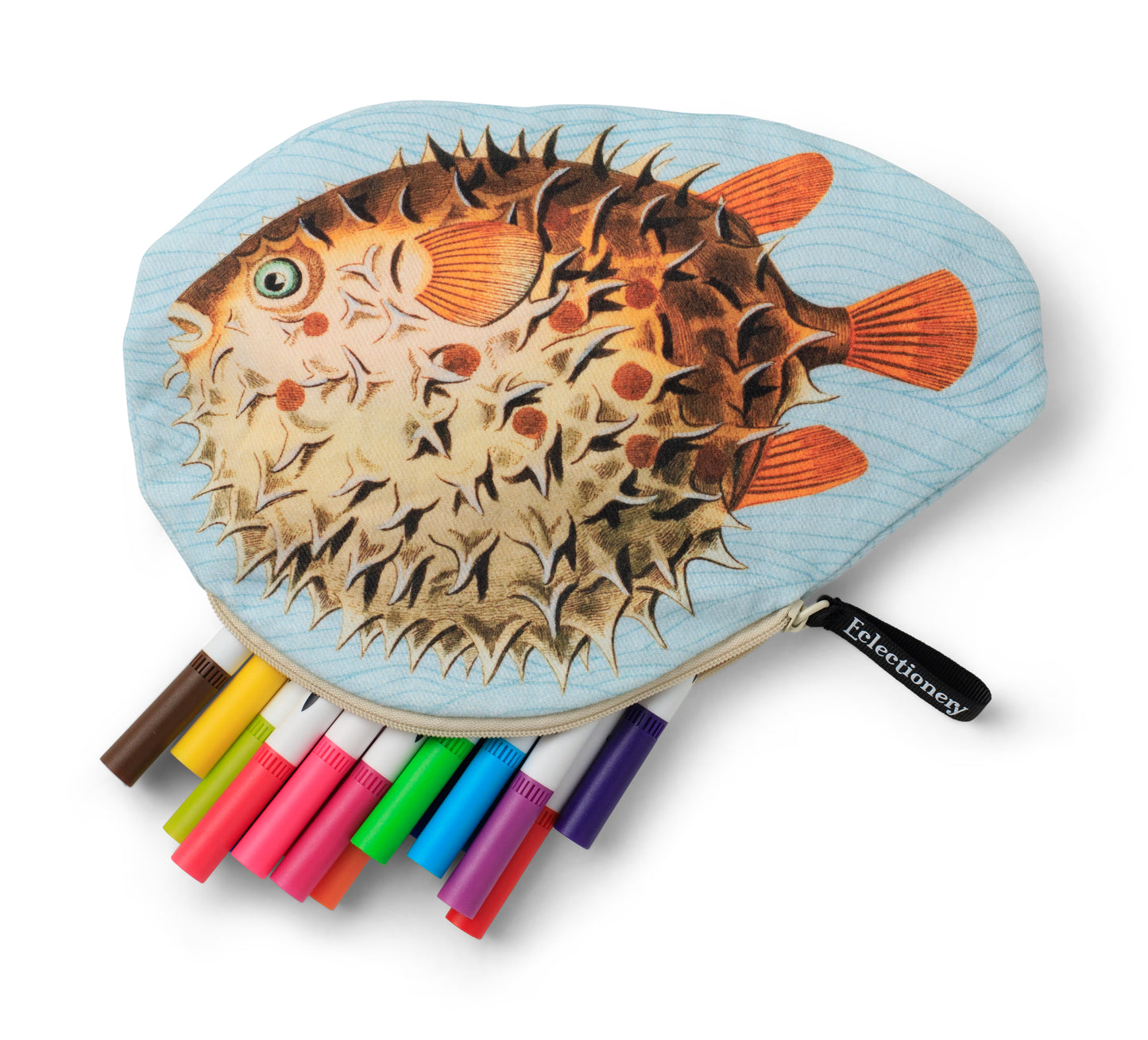 Eclectionary Pencil Case Pufferfish