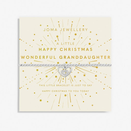 Children’s Christmas A Little Wonderful Granddaughter Bracelet