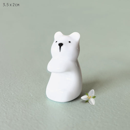 Bear Porcelain Pot Hanger