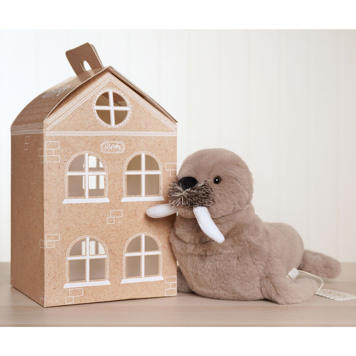 Softies Walter The Plush Walrus With Glow In Dark Teeth