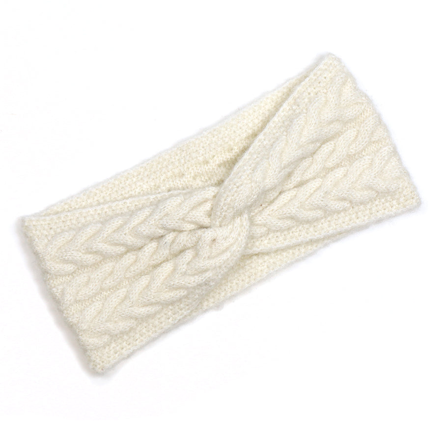 Cream Cable Knit Cosy Headband