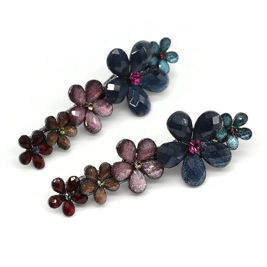 Floral Hair Slides Two Pack