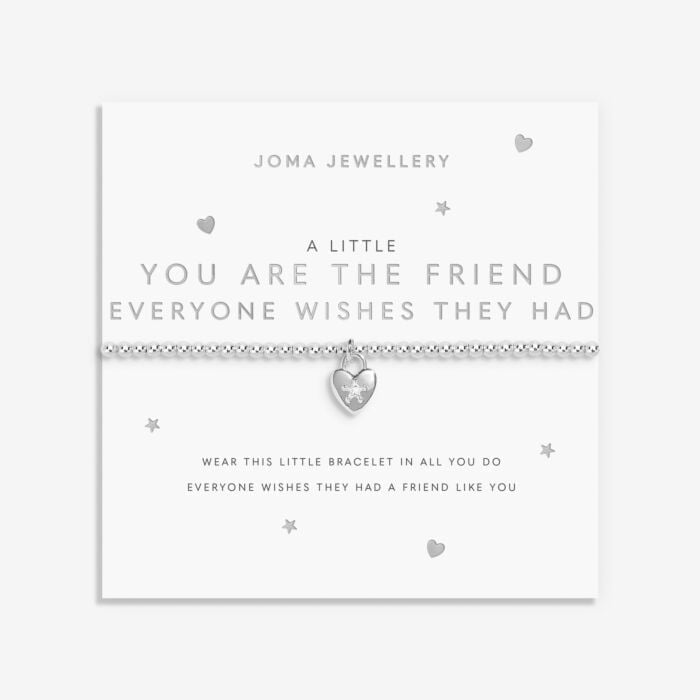 A Little You’re The Friend Bracelet In Silver Plating