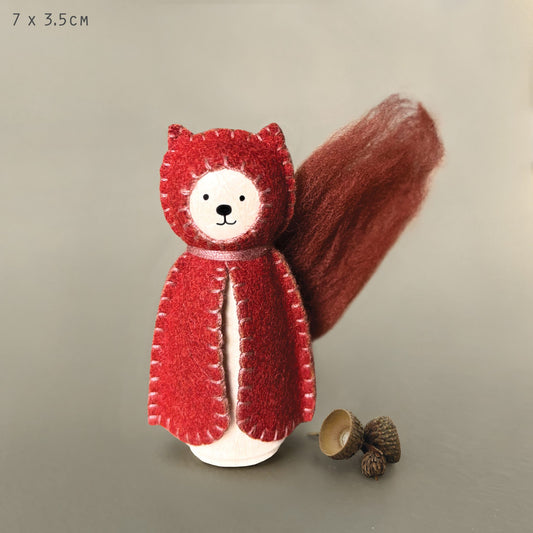 Woodland Felt Squirrel