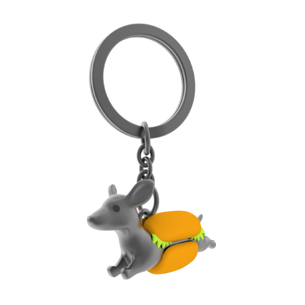 Metalmorphose Keyring ‘Hotdog’ Daschund