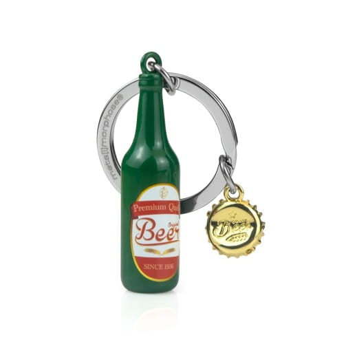 Metalmorphose Keyring Beer Bottle