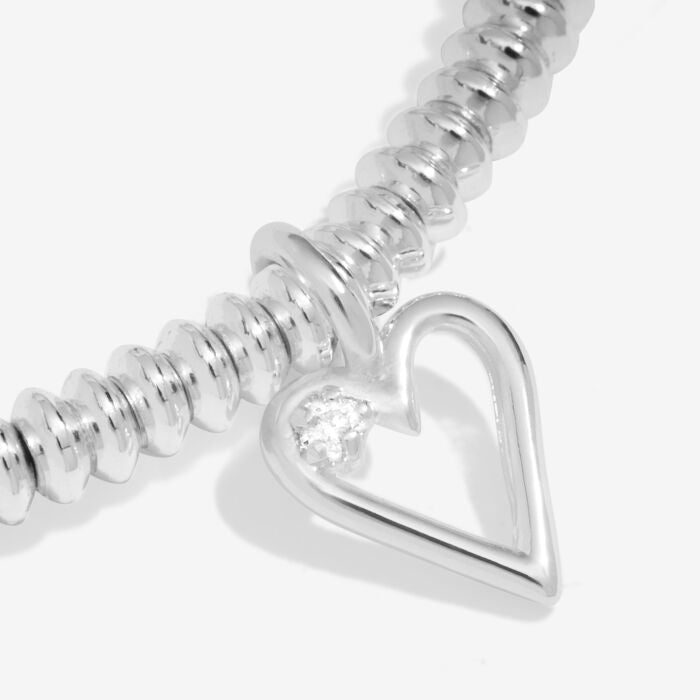 Laboratory Grown Diamond A Little 'Happy 40th Birthday' Bracelet Silver