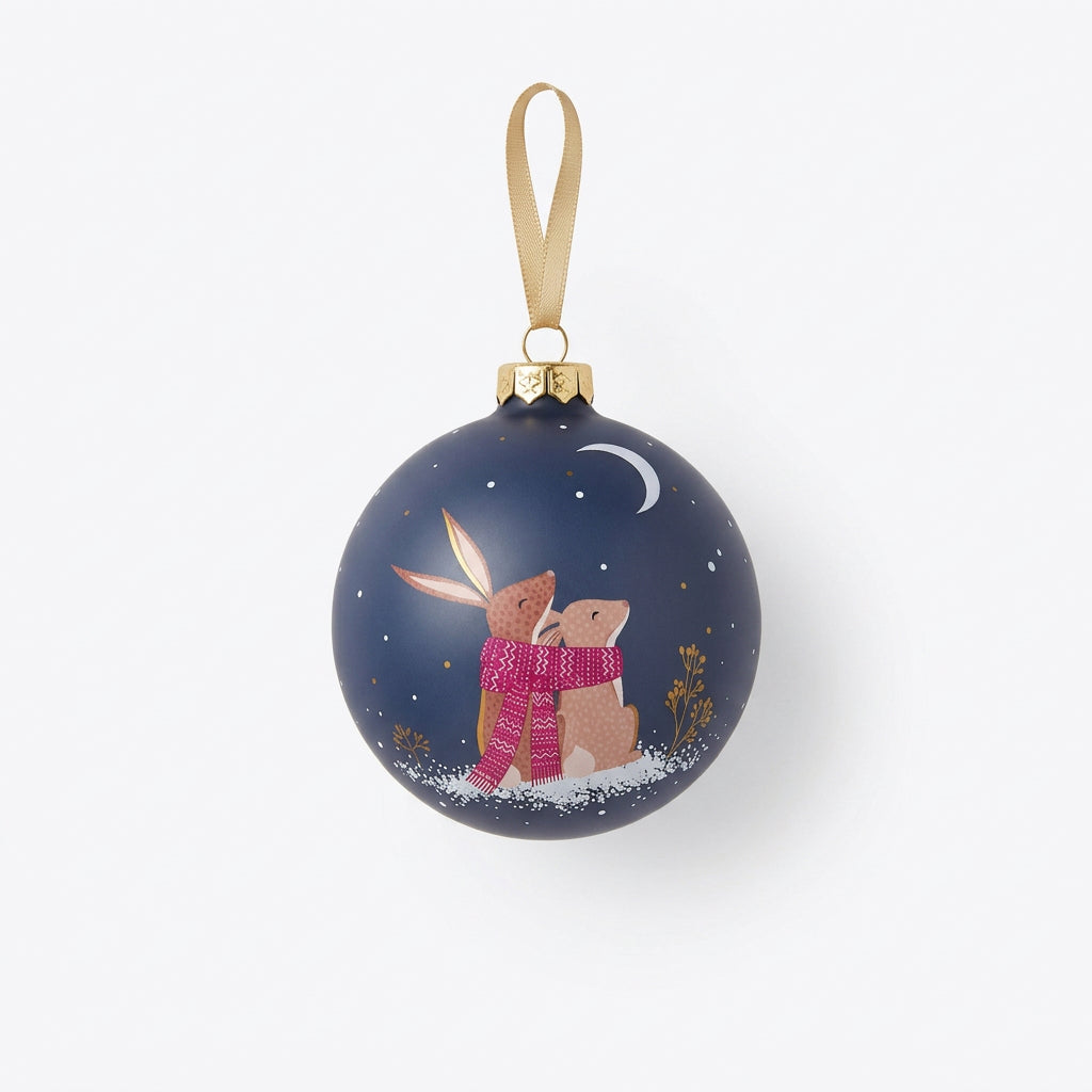 Sara Miller Rabbit Tin Bauble with Honeycomb Crunch