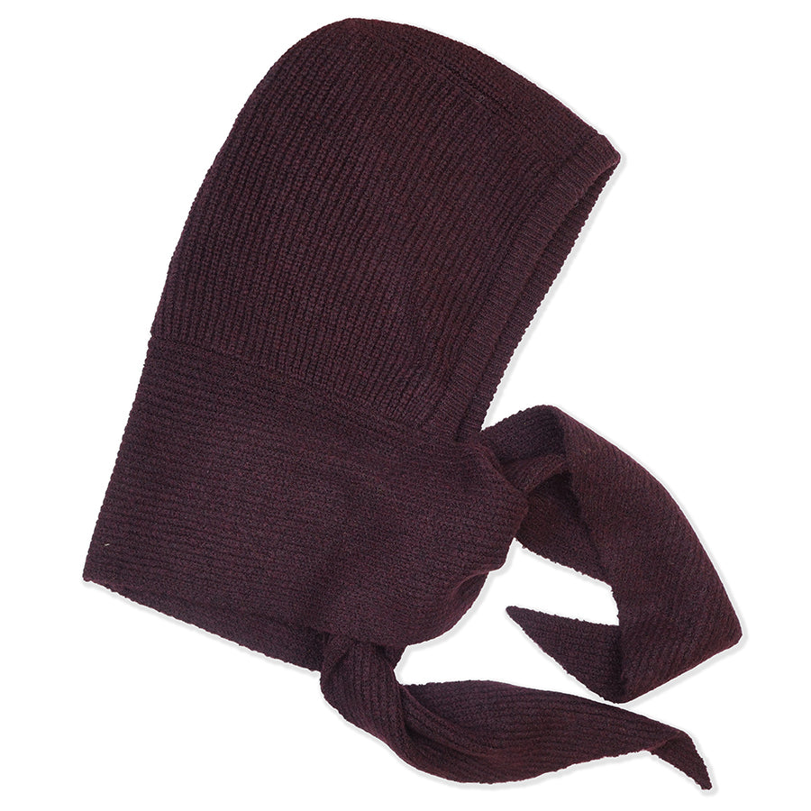 Cosy Hood & Bonnet Dark Chocolate