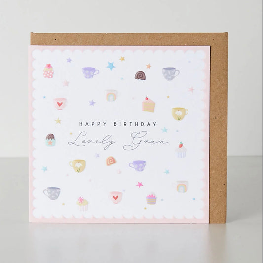 Happy Birthday Lovely Gran Greeting Card