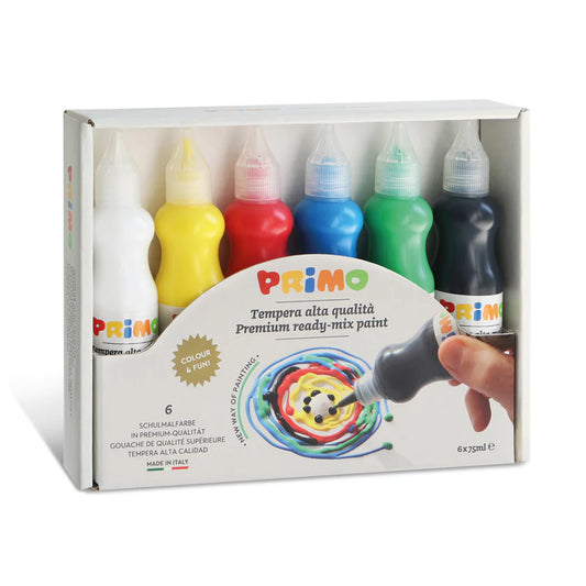 Primo Ready Mix Poster Paint Set (6 bottles)