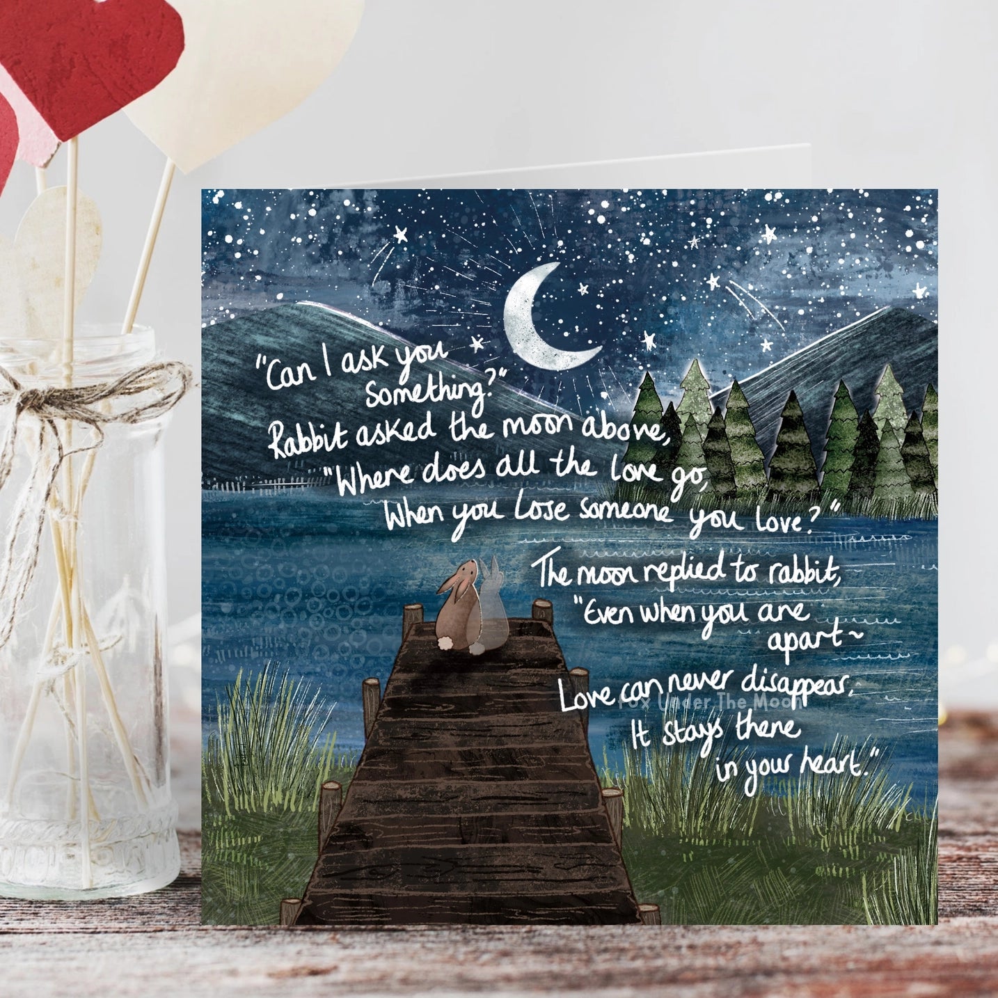 “Apart” Greetings Card