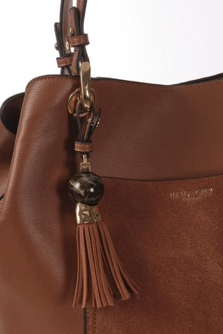 Luella Grey Sienna Conker Hobo Tote Bag