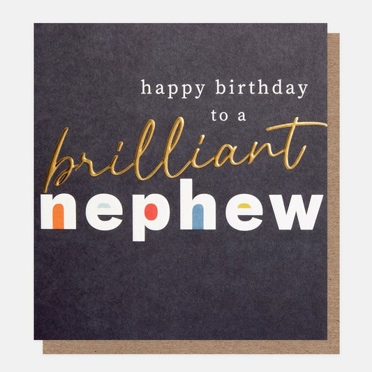 Happy Birthday Nephew Greetings Card