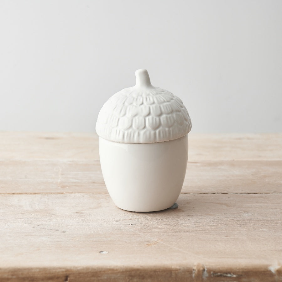 Acorn Shaped Storage Pot