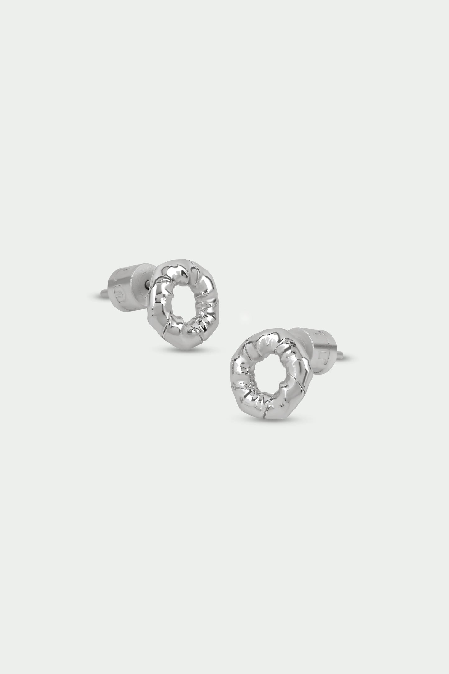 Silence Earrings Silver