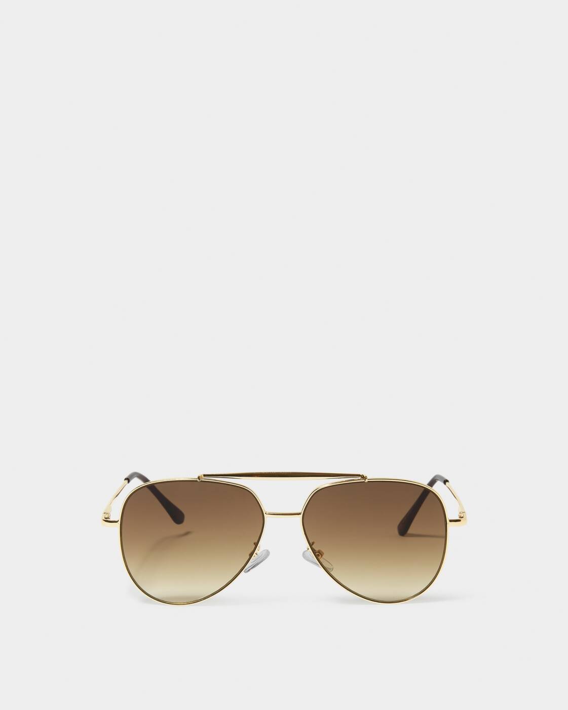 Katie Loxton Bali Aviator Sunglasses in Gold Metal
