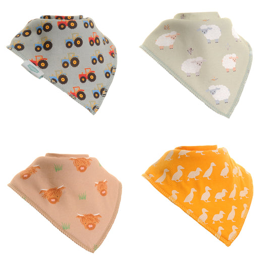 Farmyard Bib Set