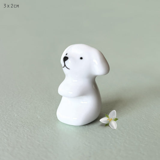 Dog Porcelain Pot Hanger