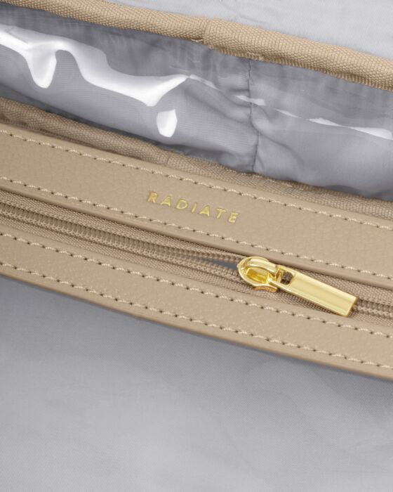 Katie Loxton Hanging Makeup & Washbag Taupe