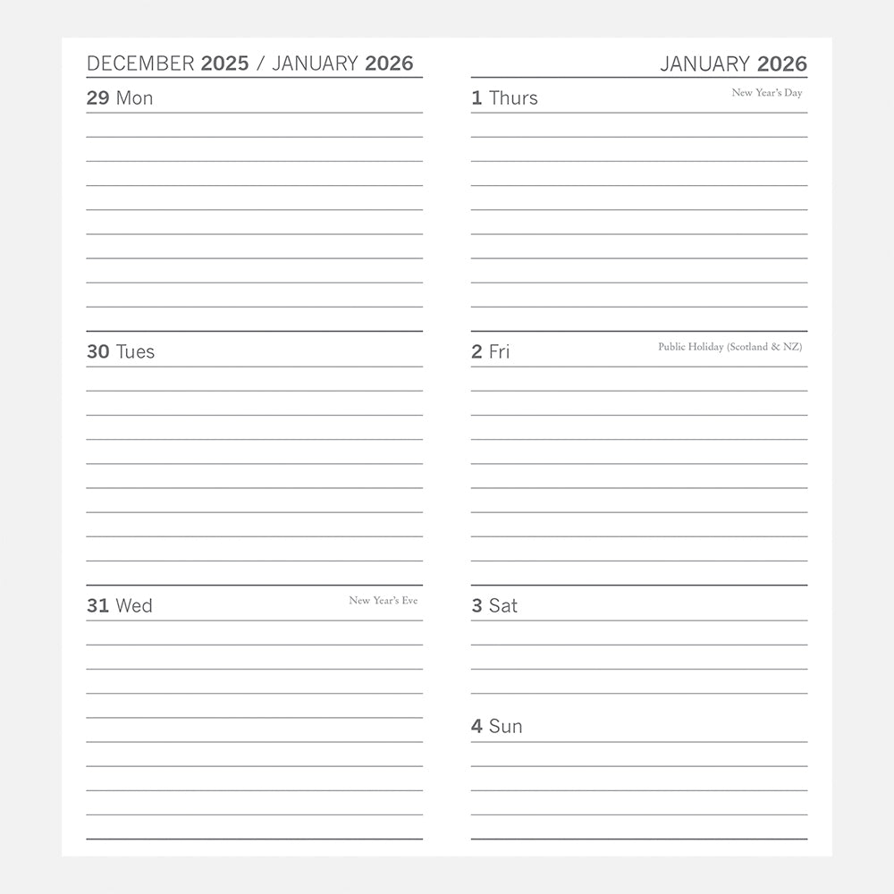 2026 Pocket Diary Stripes