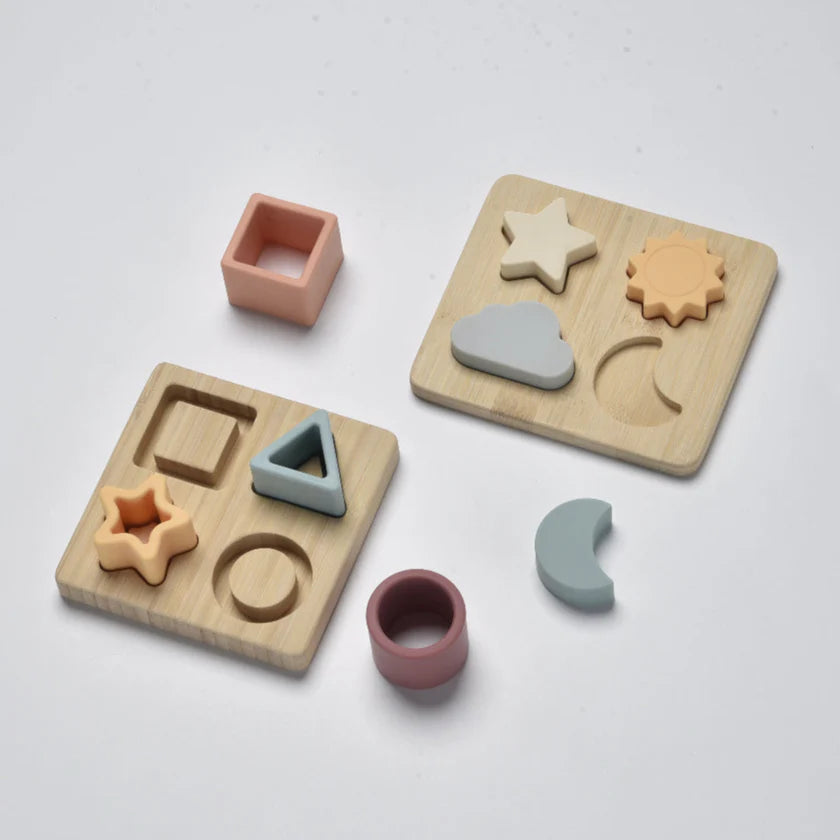 Baby Silicone Shape Matching Puzzle