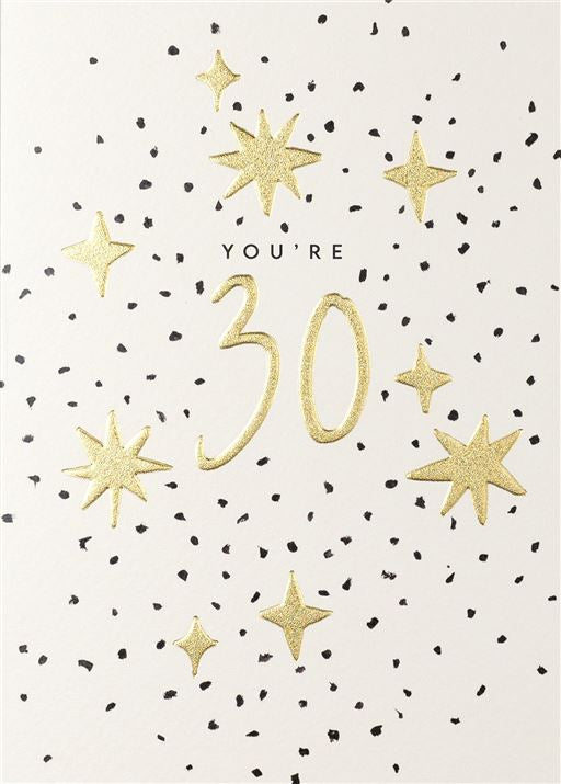 30th Birthday Greetings Card