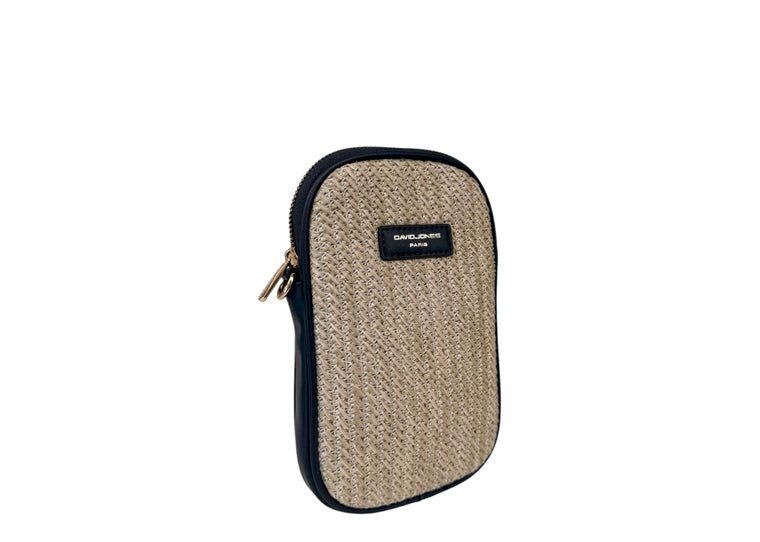 David Jones Small CrossBody Pouch Bag Black