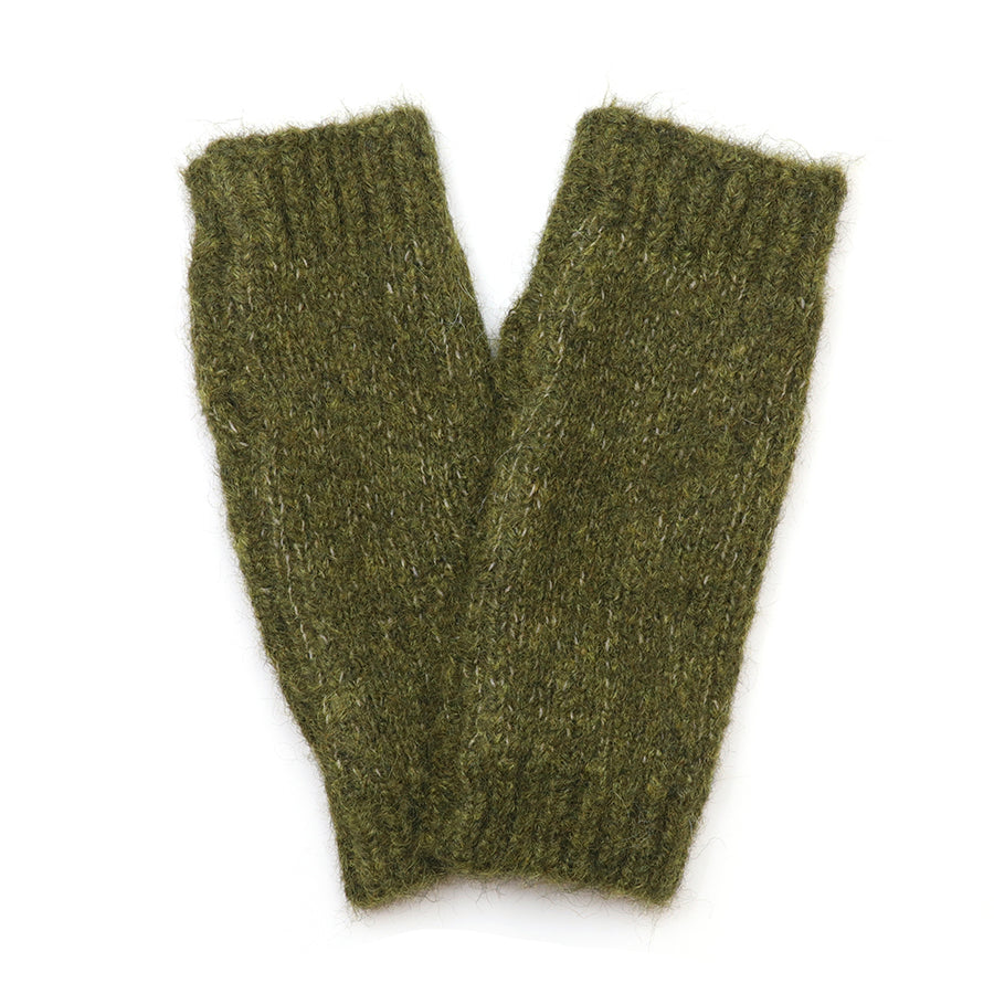 Wrist Warmers in Olive Green