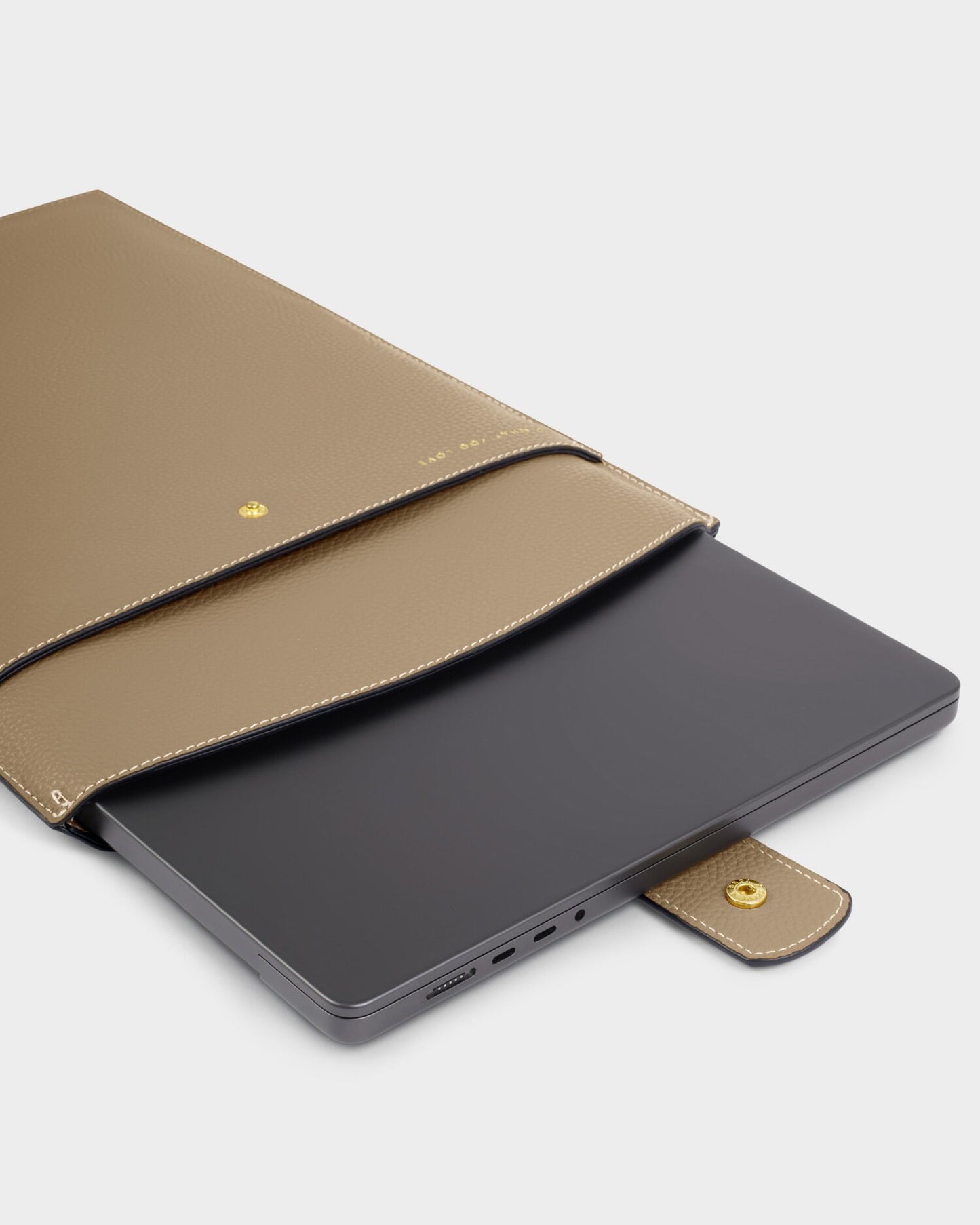 Katie Loxton Laptop Sleeve “Do What You Love” Taupe