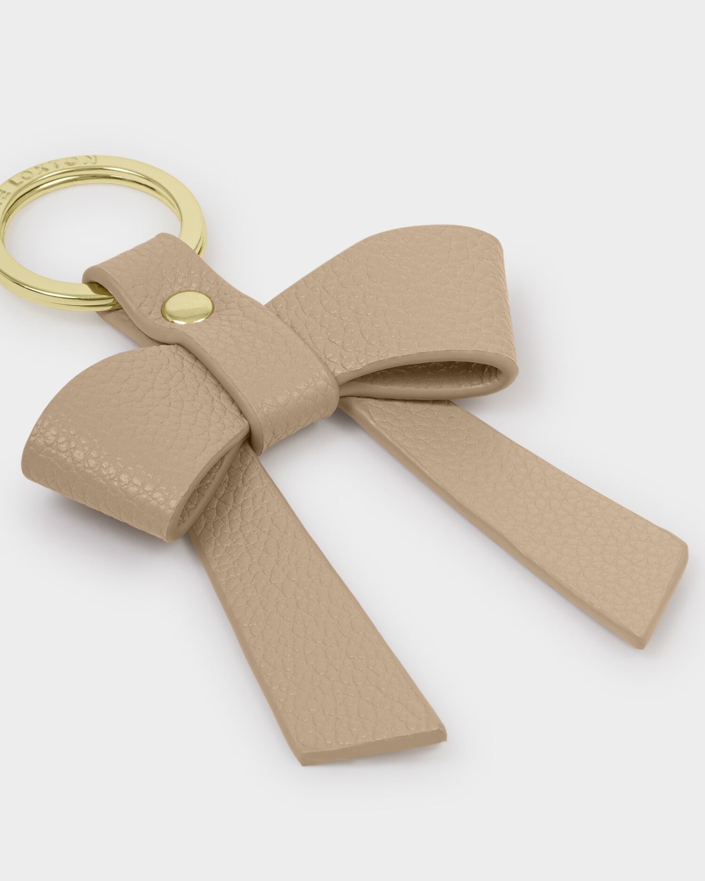 Katie Loxton Boxed Bow Keyring Taupe