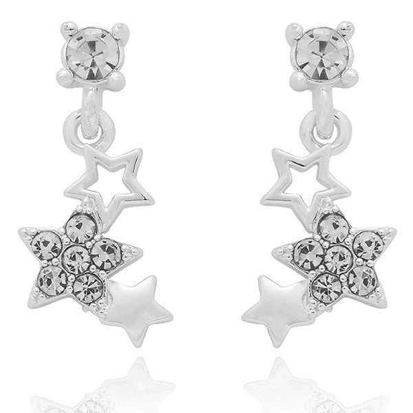 Fox Under The Moon Love You To Moon Star Drop Earrings