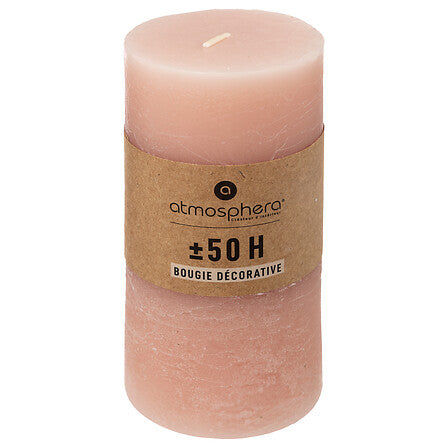 Olia Pink Candle Tall